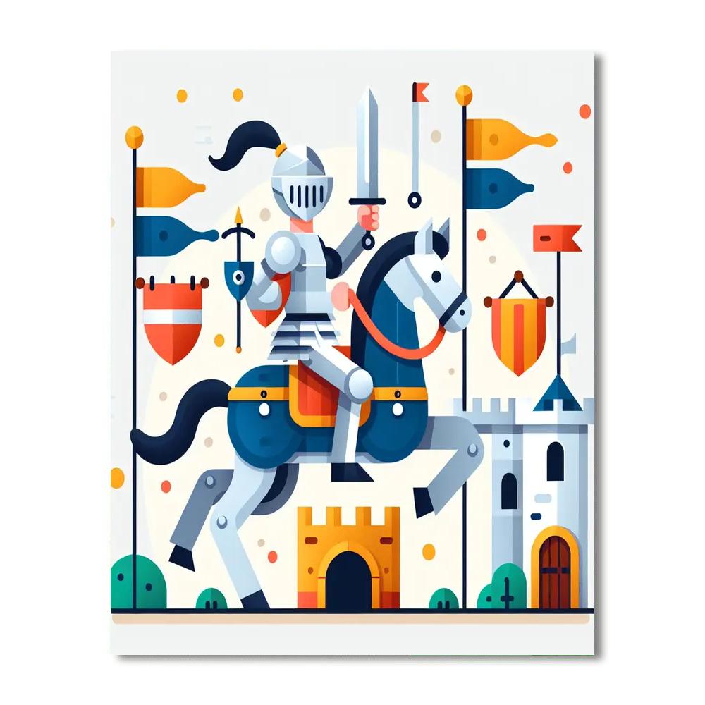 Castle Conquest Adventure DIY Paint By Numbers