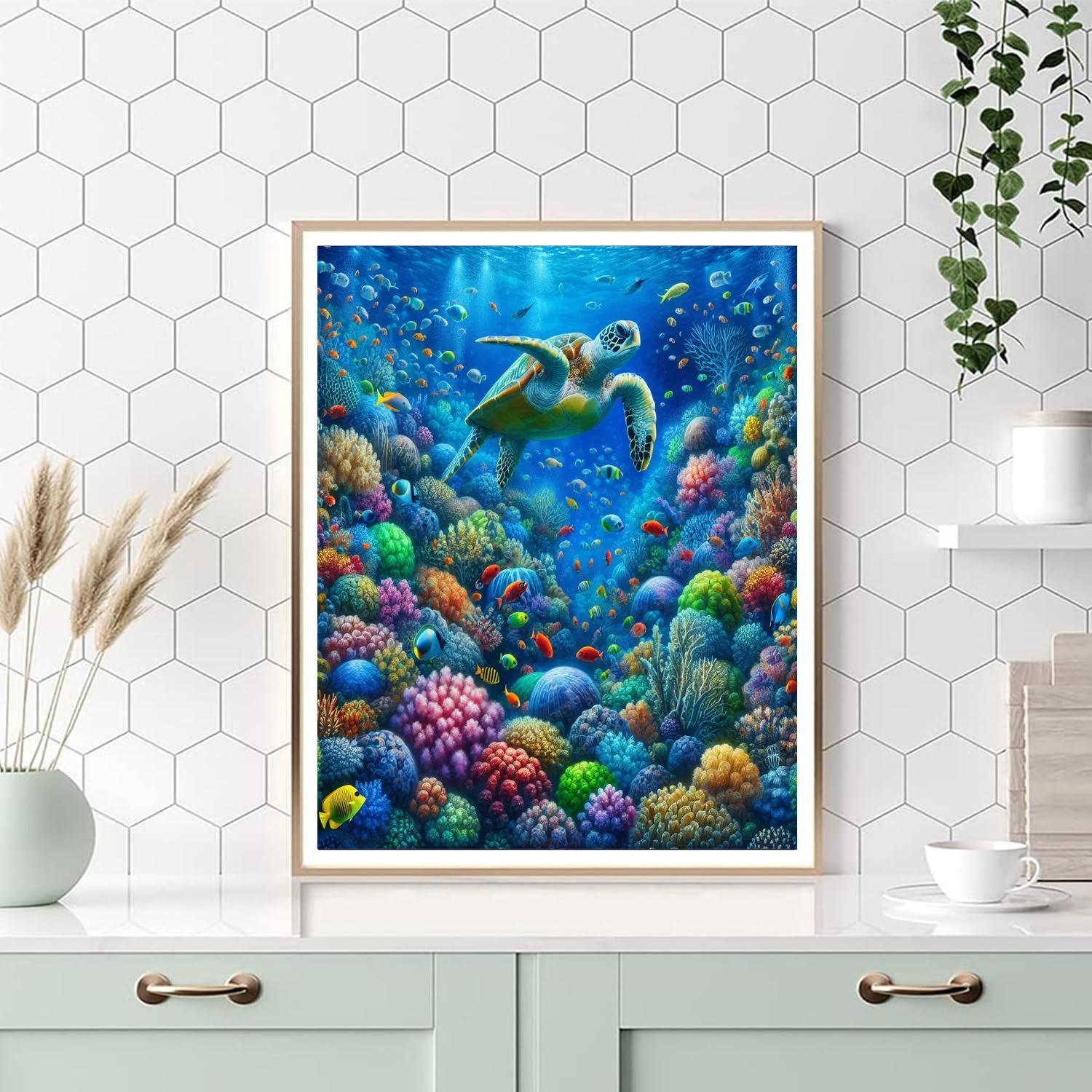 Marine Majesty Underwater Adventure DIY Paint By Numbers