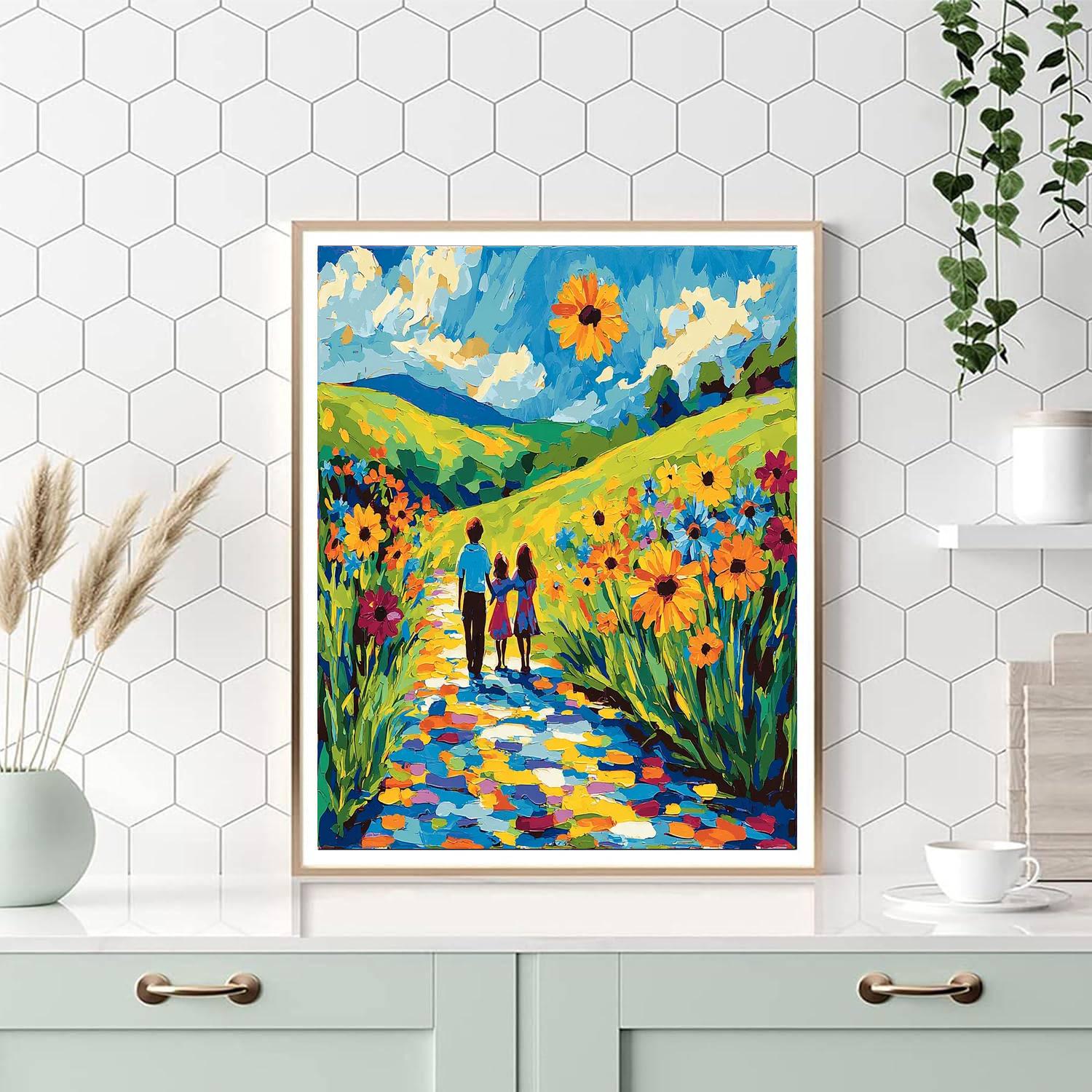 Together We Dream Number Painting