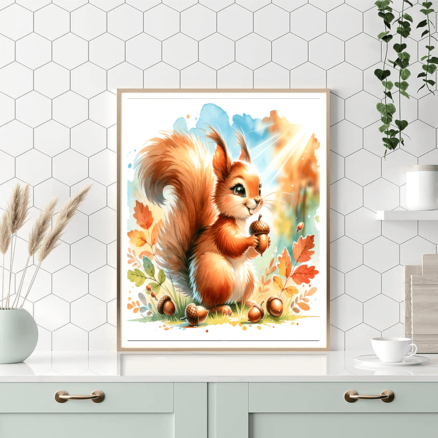 Sassy Little Squirrel - DIY Painting By Numbers Kit