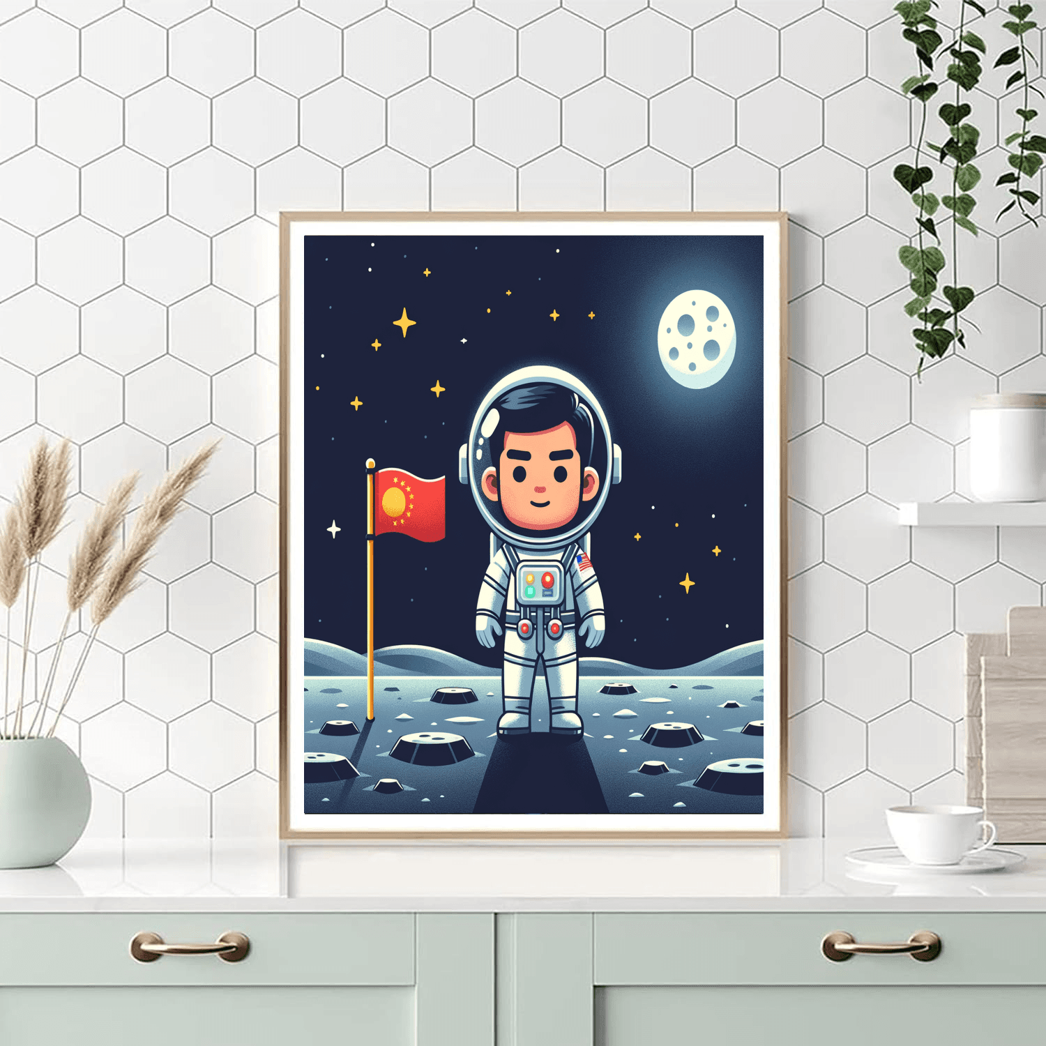 Lunar Landing Adventure Paint By Numbers