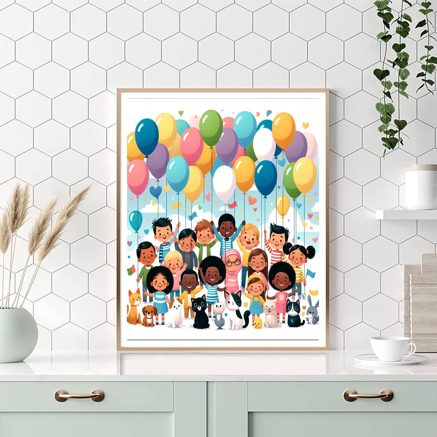 Balloon Bonanza Blast Numbered Painting Kits