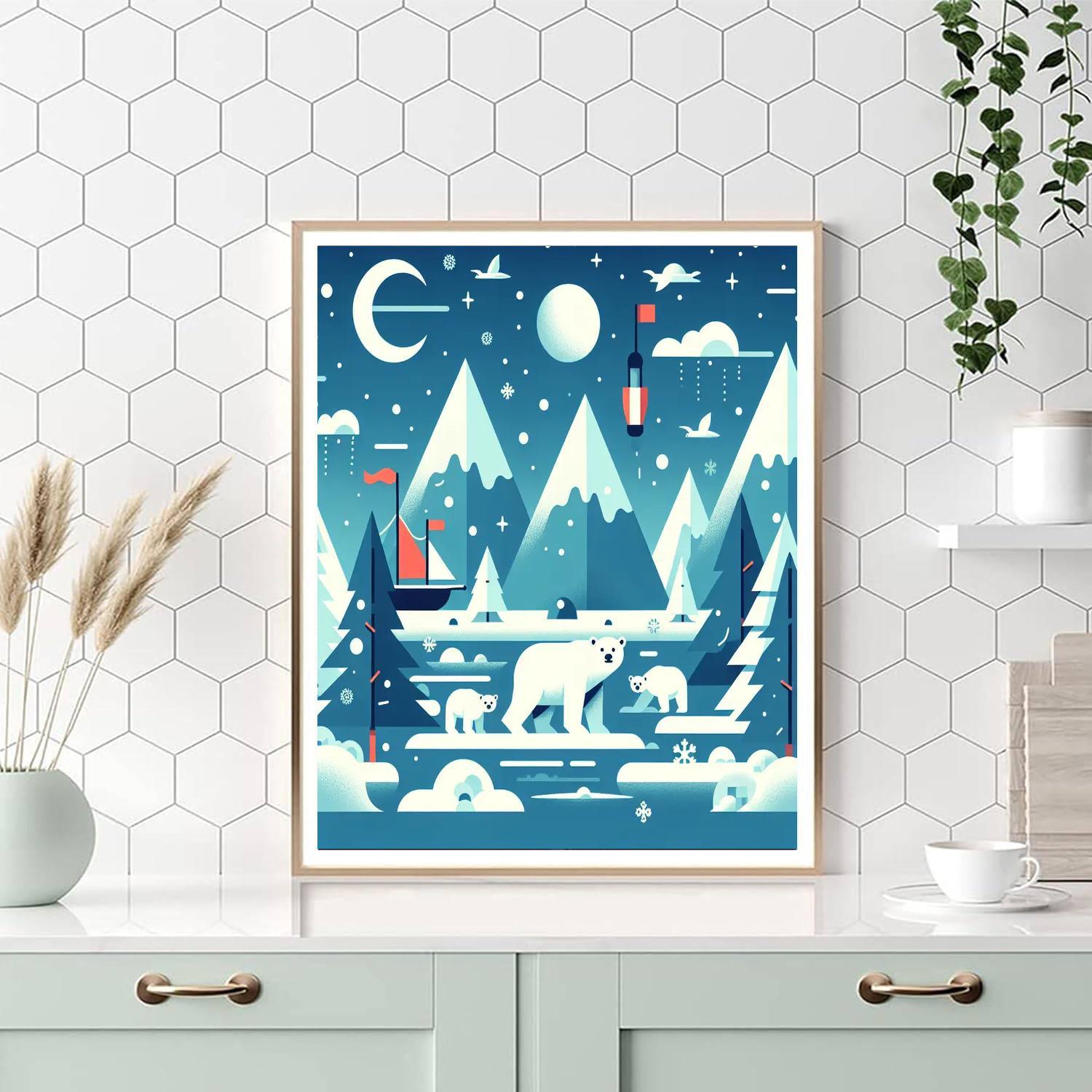 Polar Expedition Journey Numbered Painting Kits