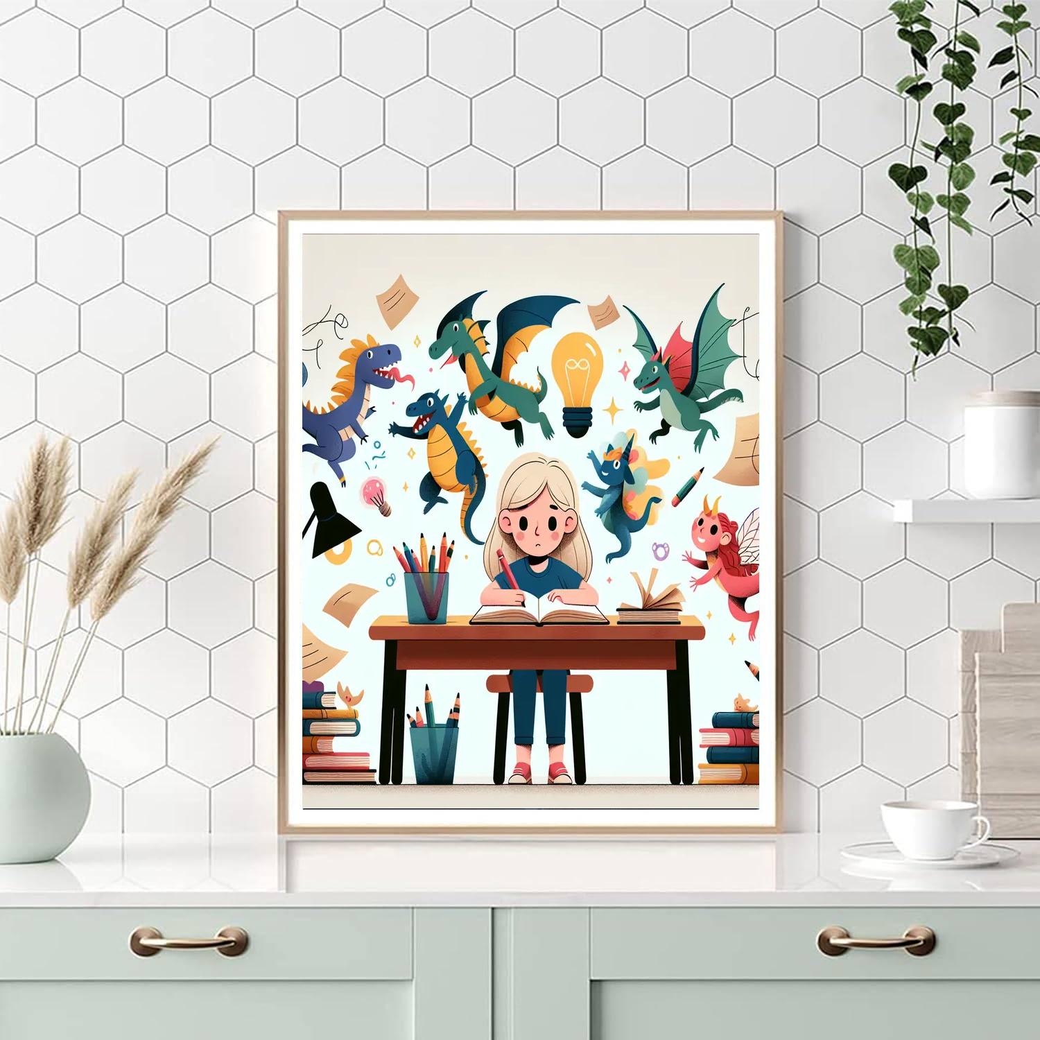 Adventure Storybook Creator DIY Paint By Numbers