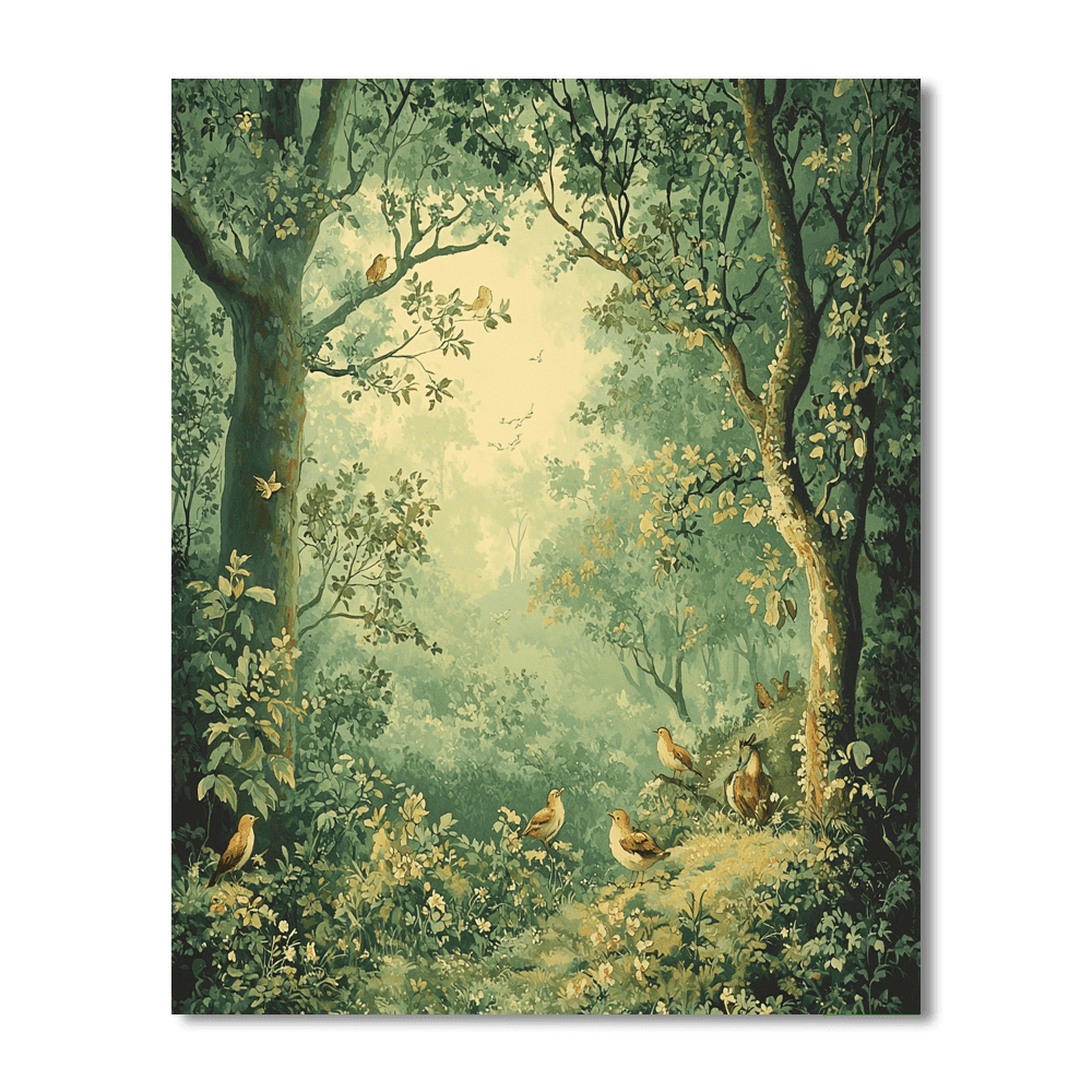 Rackham Inspired Fanciful Forests  DIY Paint By Numbers