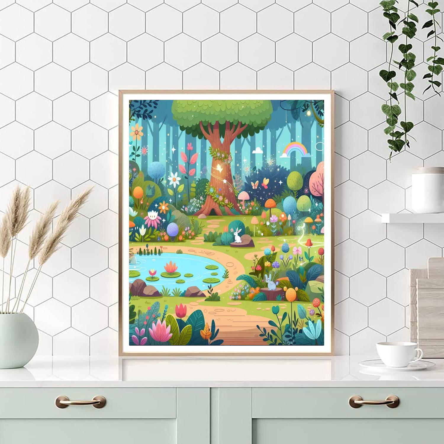 Secret Garden Fantasy Number Painting