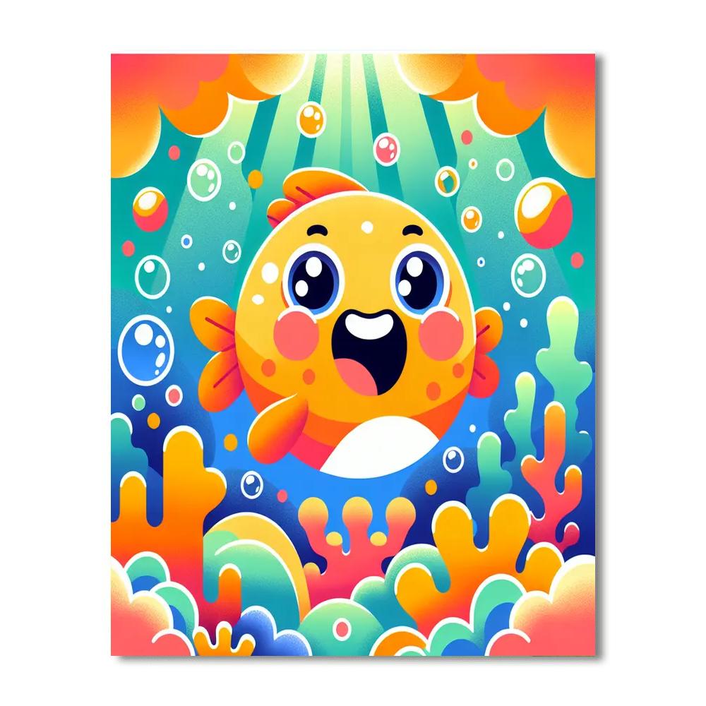 Giggly Fish Paint By Numbers Kits