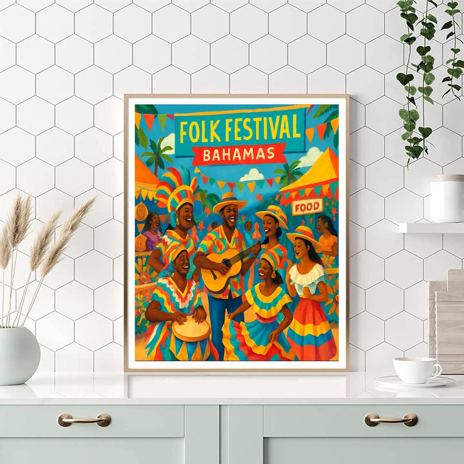 Folk Festival Of The Bahamas Paint By Number