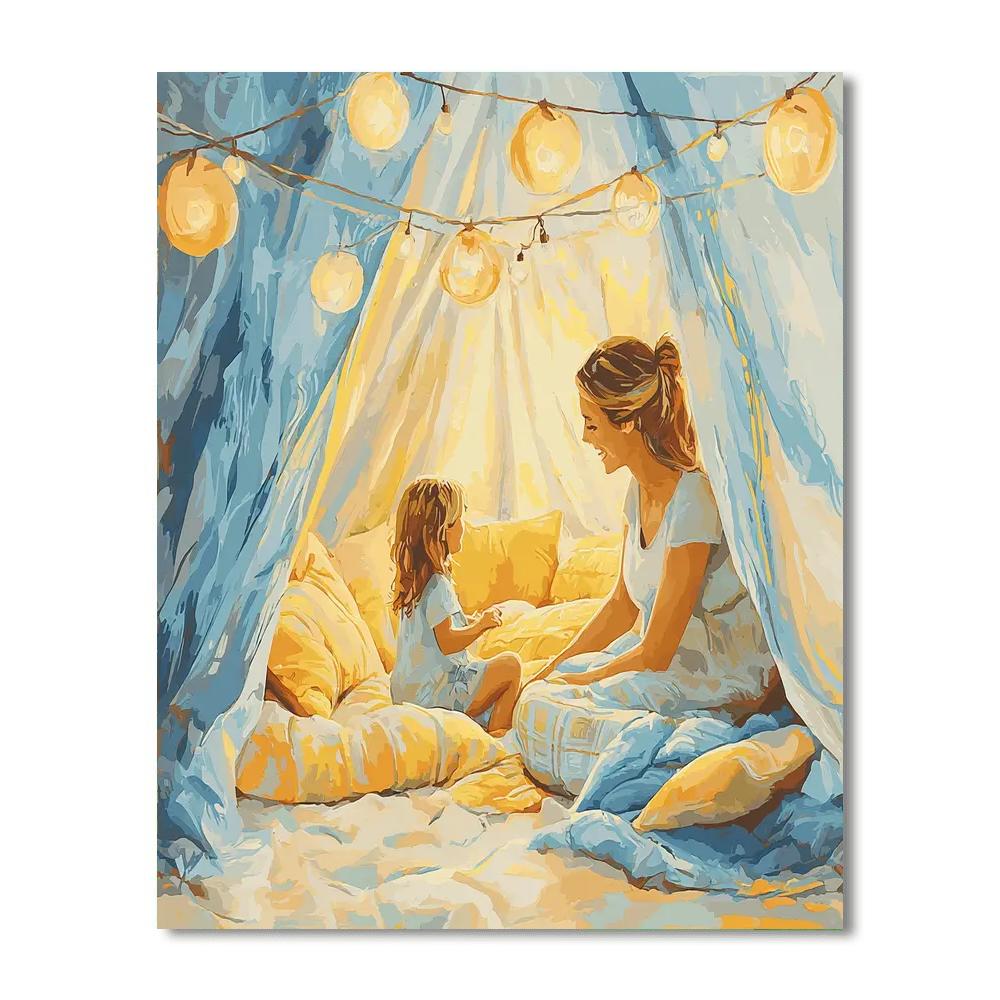 Building A Fort Together Numbered Painting Kits