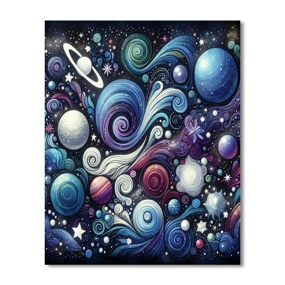 Celestial Cosmic Journey Paint By Numbers Kits
