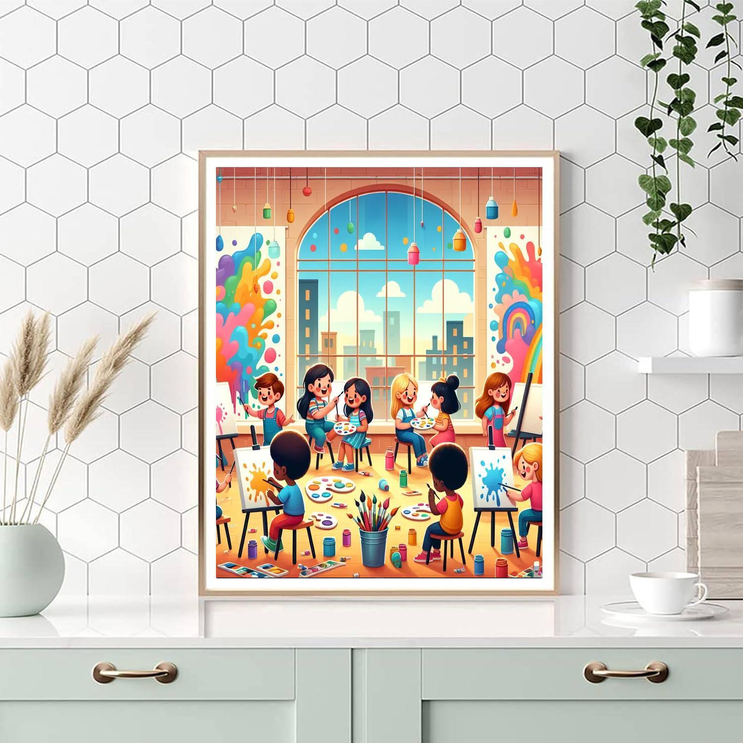 Little Artist's Studio Paint By Numbers