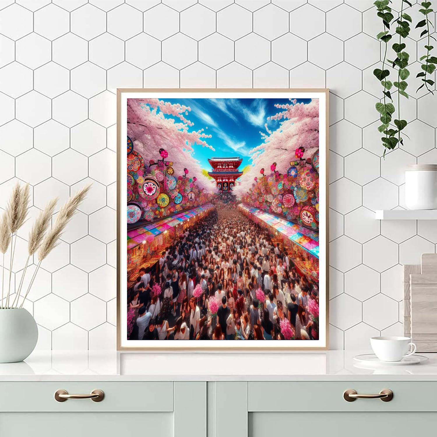 Blissful Blossom Festival Paint By Color