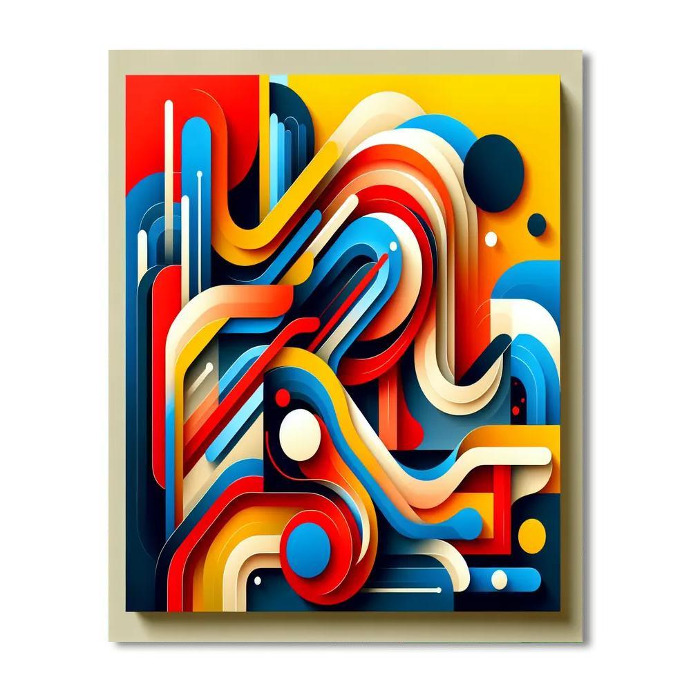 Artistic Abstraction Paint By Numbers Kits