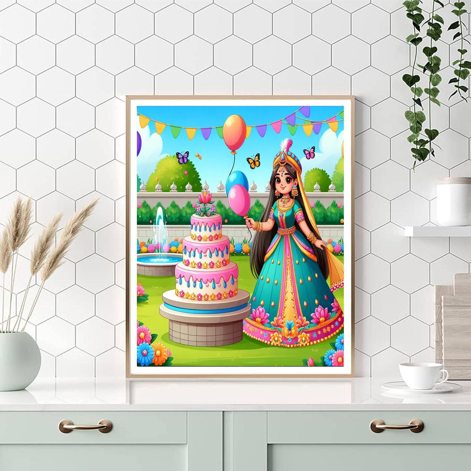 Princess Royal Garden Party Painting Number Kit