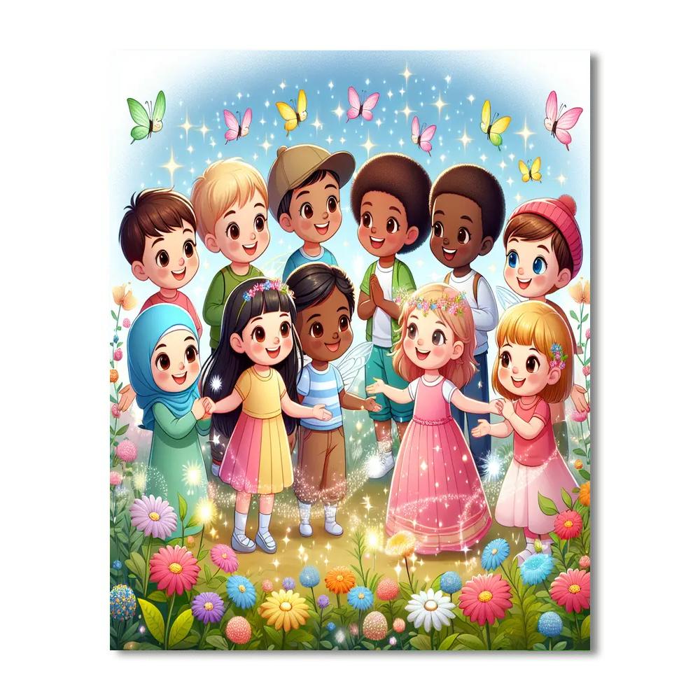 Garden Fairy Adventures Paint By Number