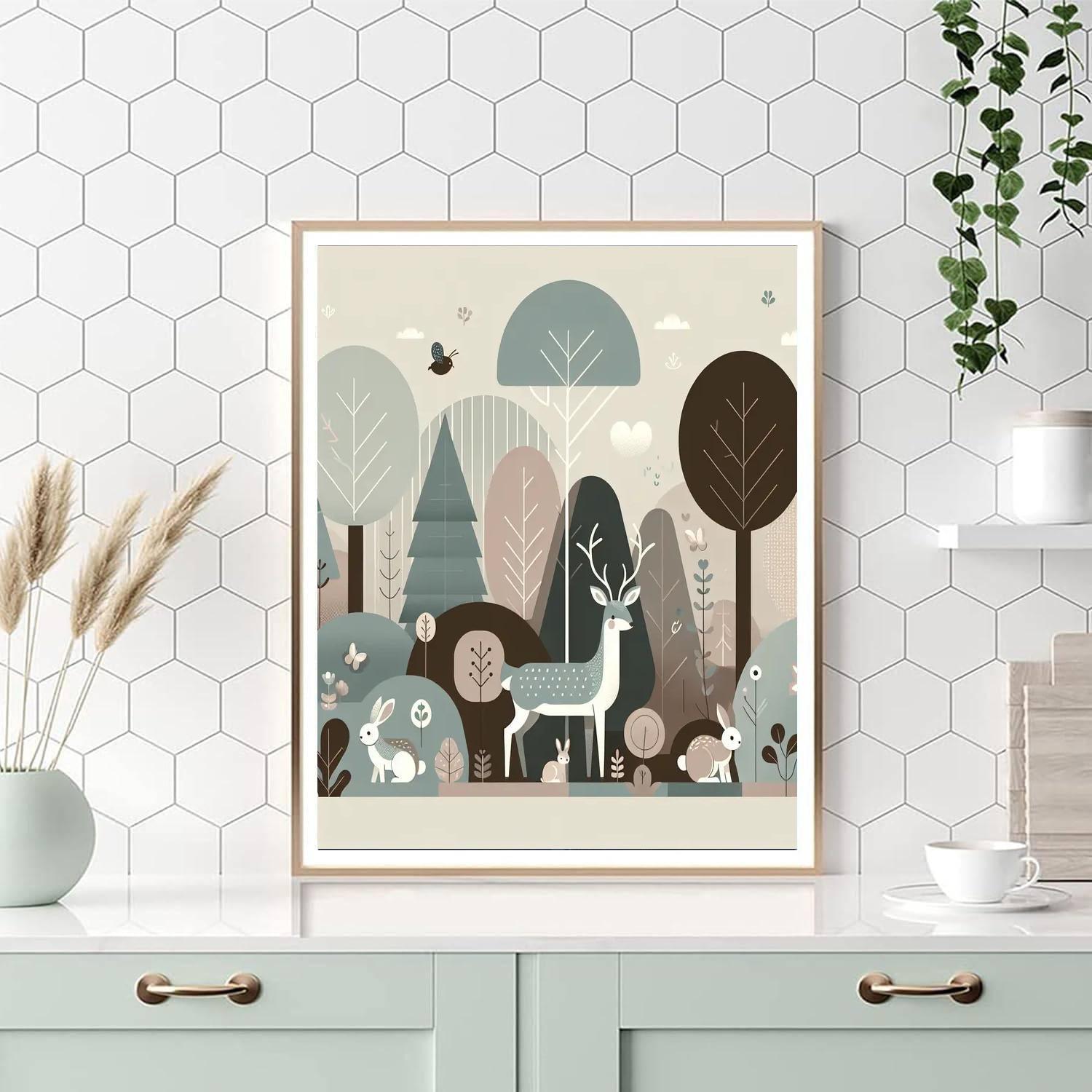 Gentle Woodland Gatherings Paint By Color