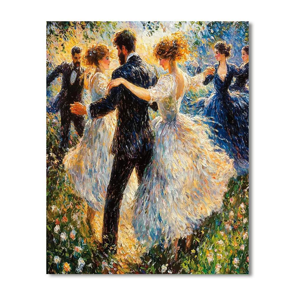 Pierre-Auguste Renoir Inspired The Beauty Of Motion  DIY Paint By Numbers