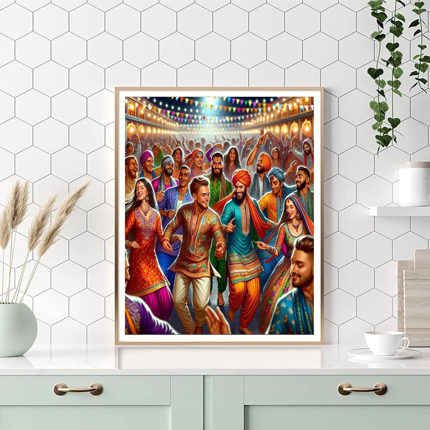 Navratri Festival - India Paint By Numbers Art