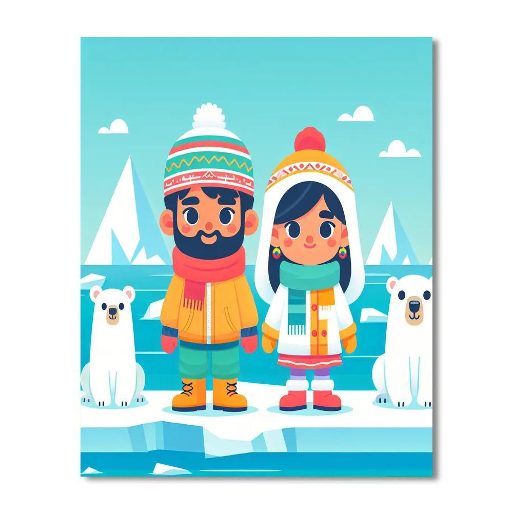 Arctic Exploration Team Paint By Color