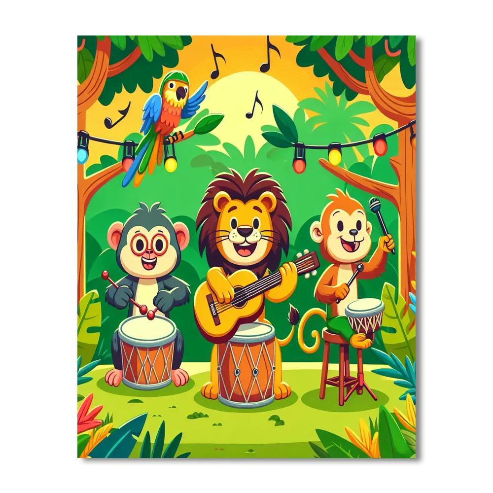 Jungle Jamboree Fiesta Paint By Number