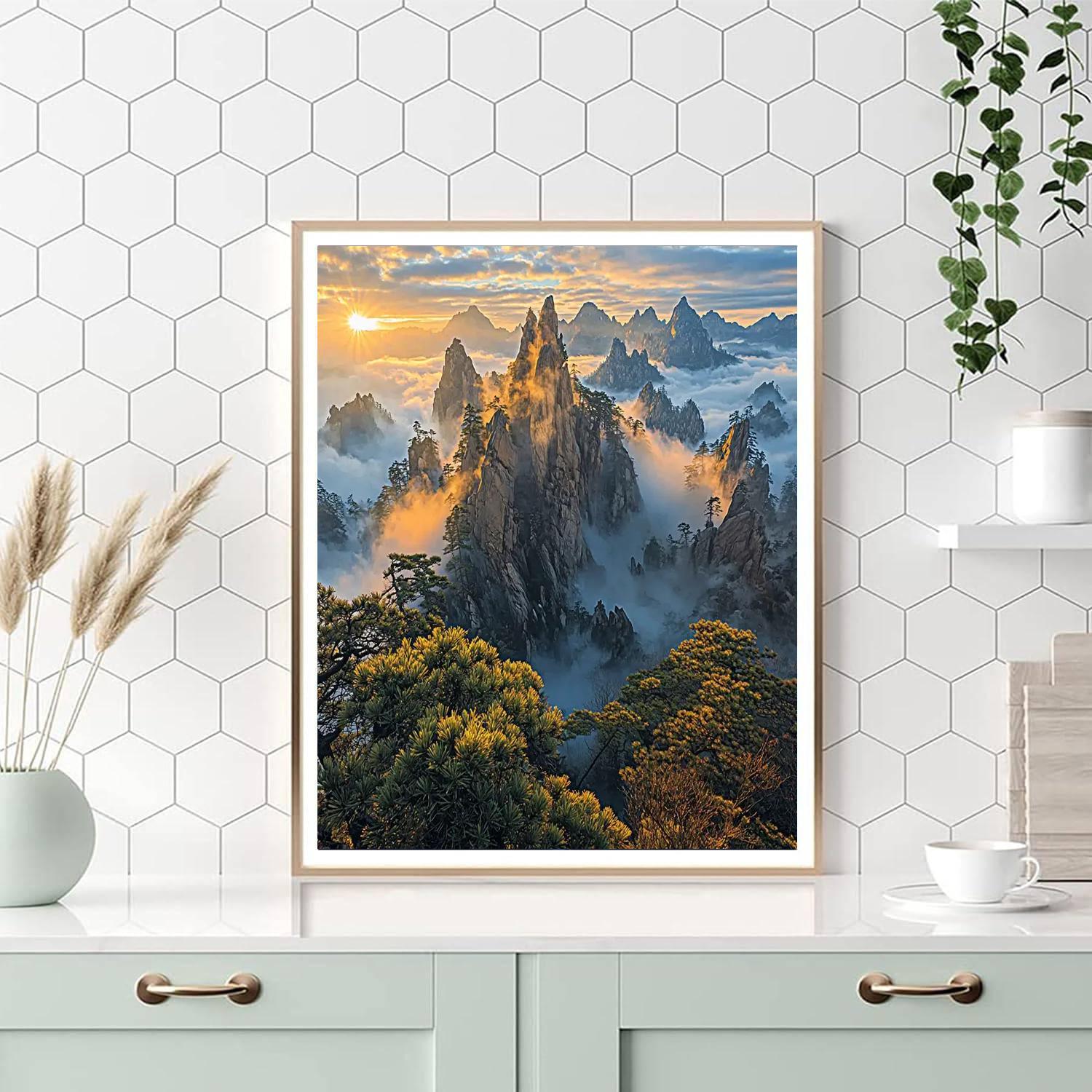 Huangshan (yellow Mountains) Paint By Numbers