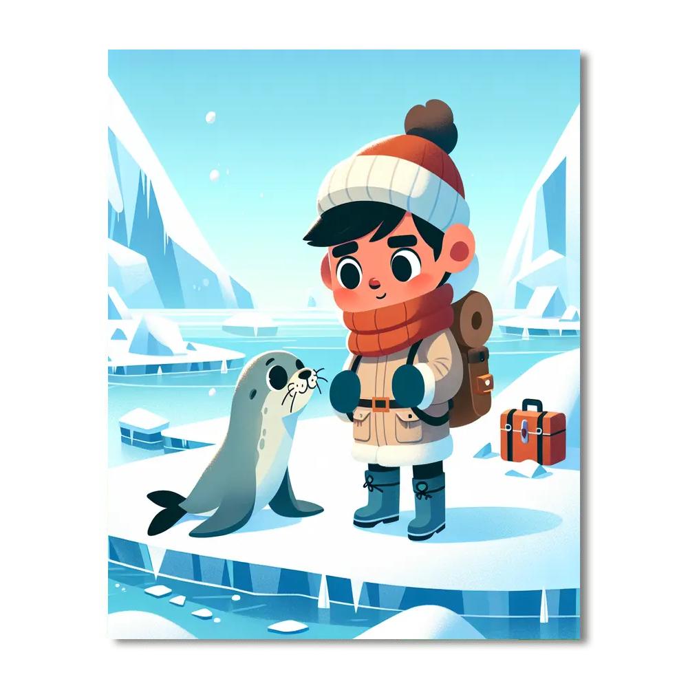 Arctic Adventure Voyage Paint By Numbers Art