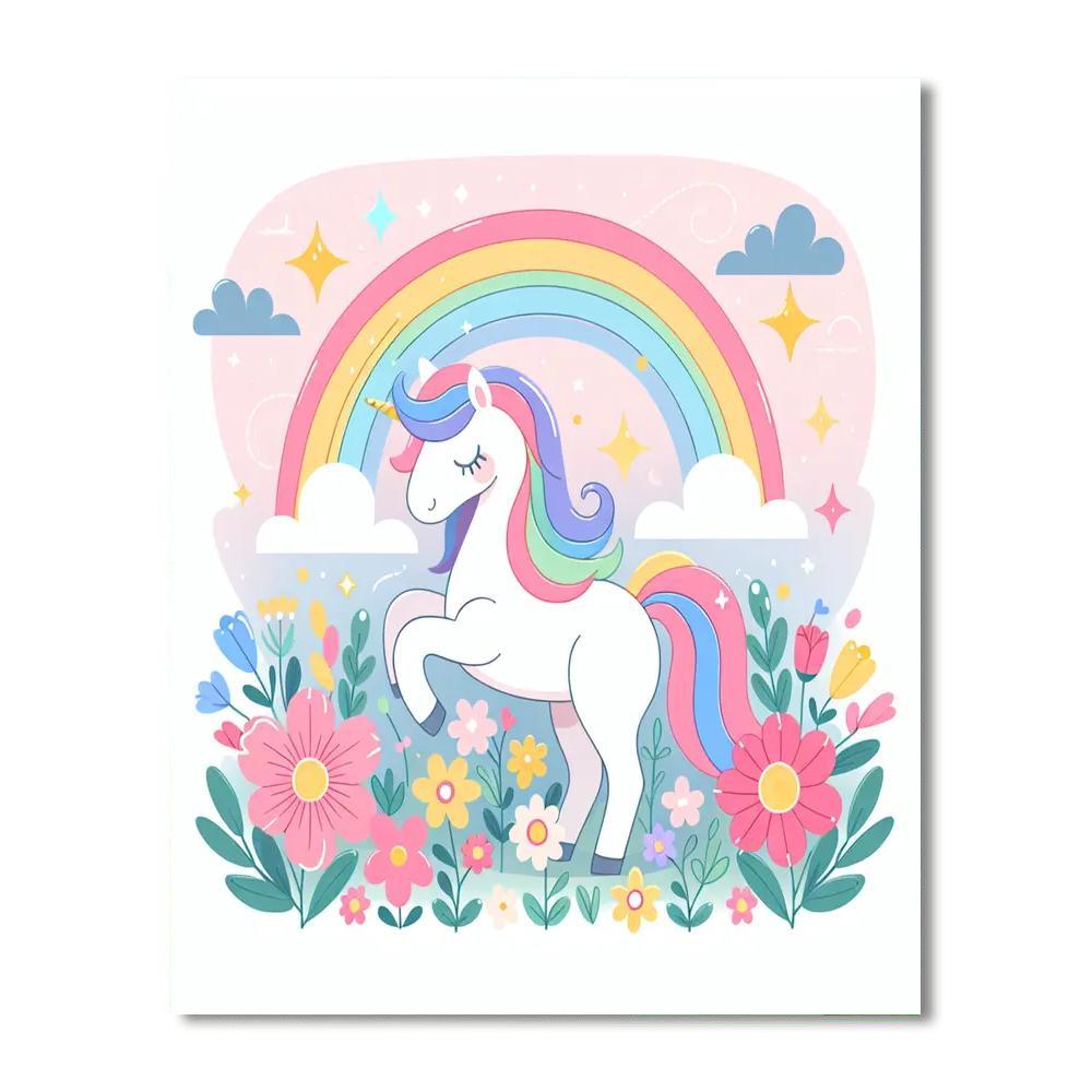 Fantasy Unicorns Numbered Painting Kits