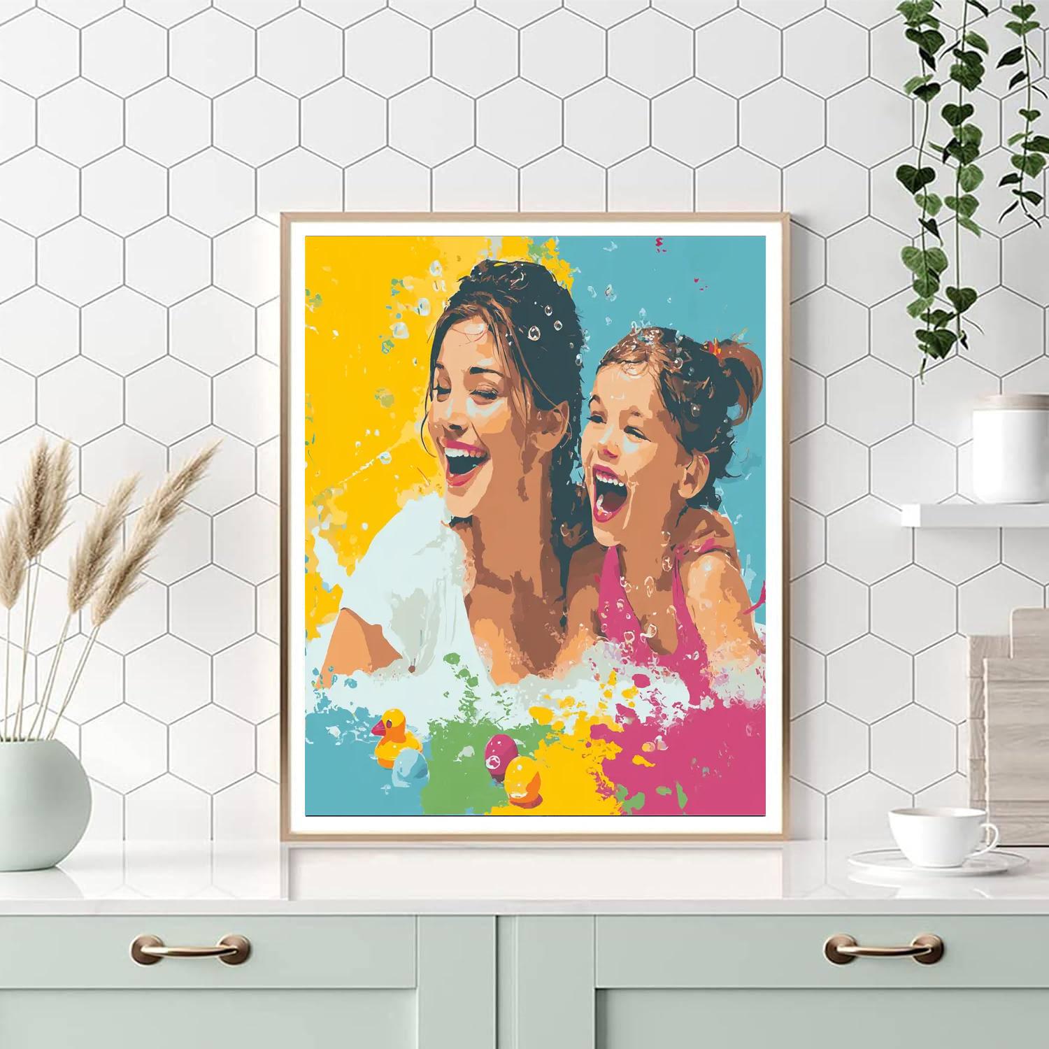 Bubbles And Fun DIY Paint By Numbers