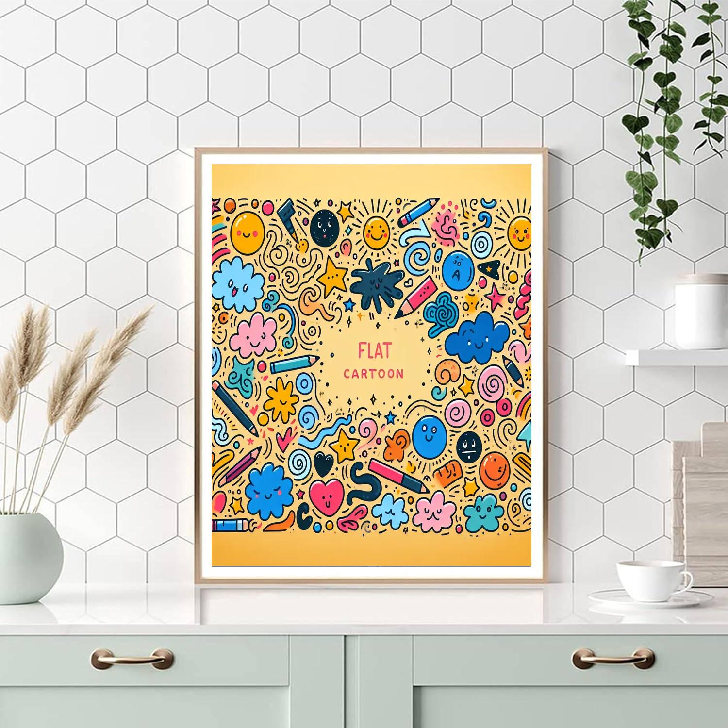 Delightful Doodle Dream Painting By Numbers Kit
