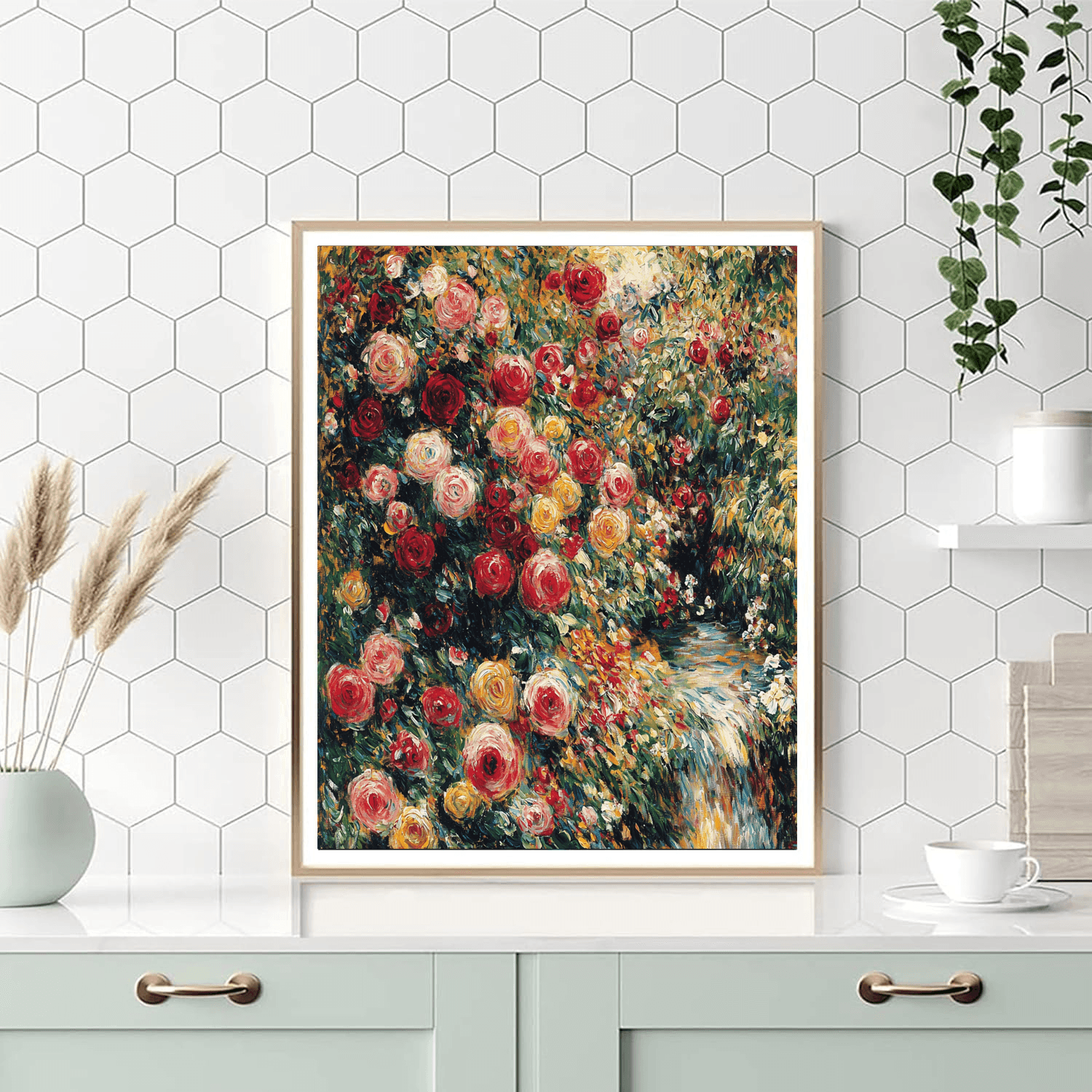 Pierre-Auguste Renoir Inspired Floral Symphony Of Colors  Paint By Numbers Art