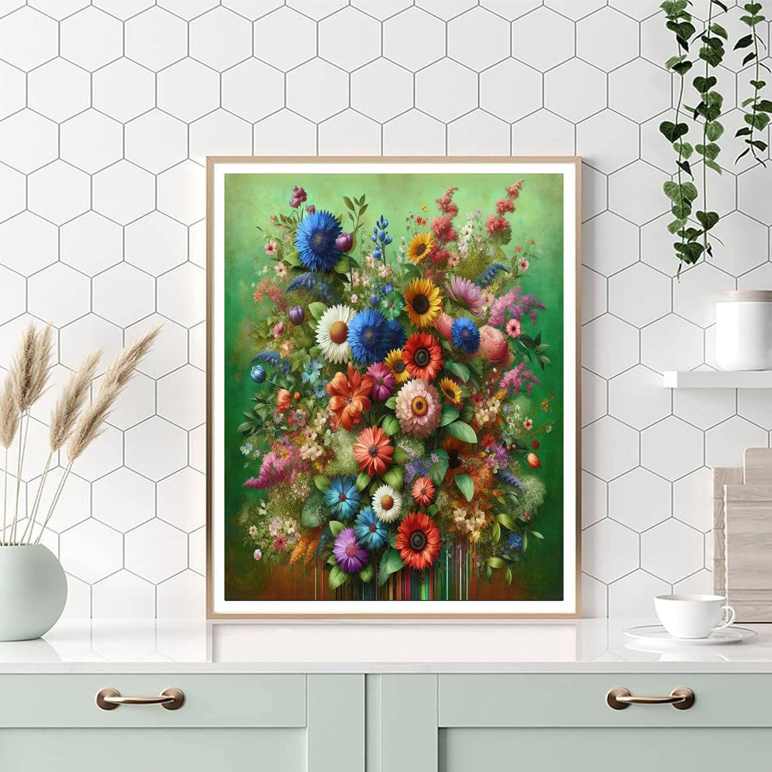 Vibrant Garden Of Dreams Paint By Numbers Kits