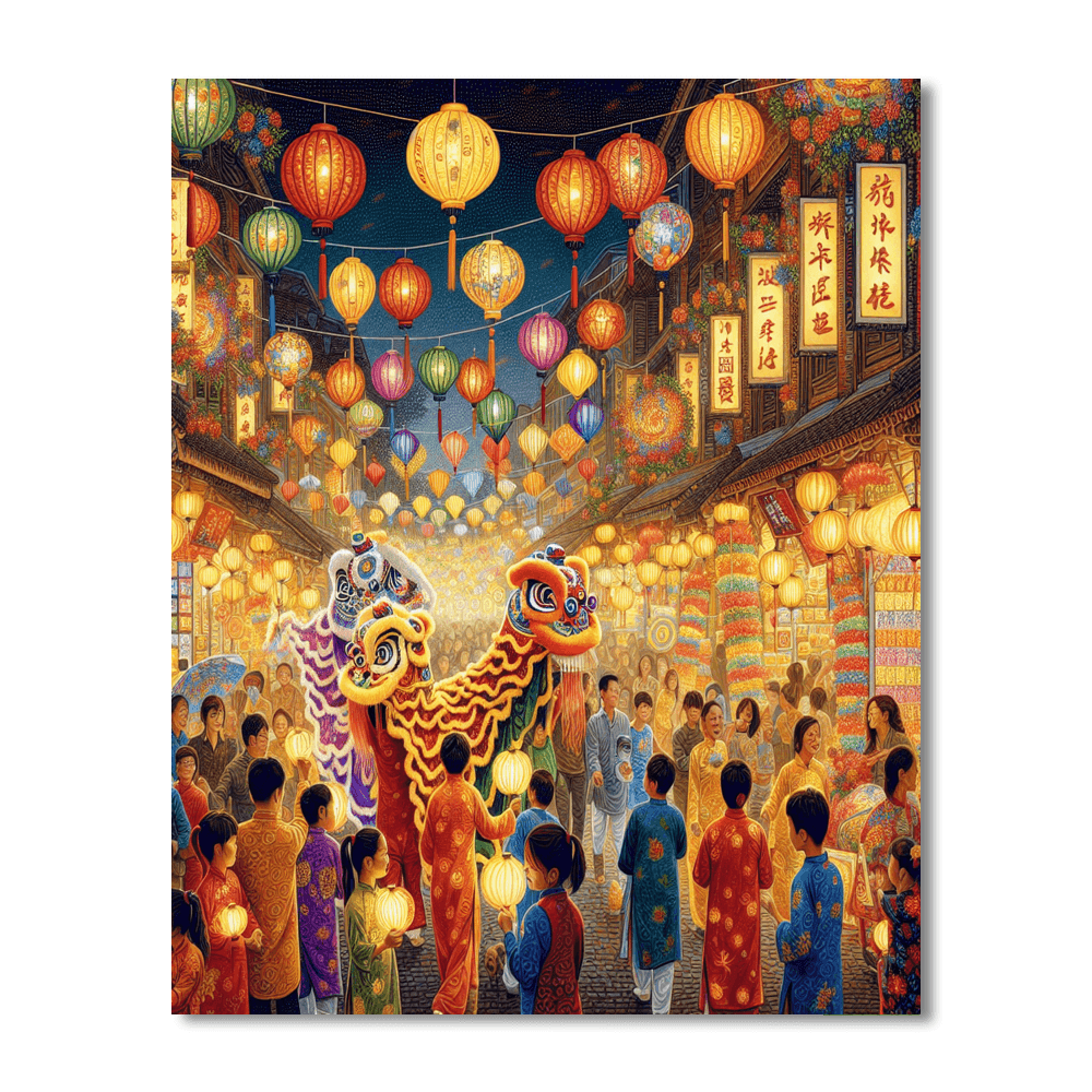Mid-autumn Festival - Vietnam DIY Paint By Numbers