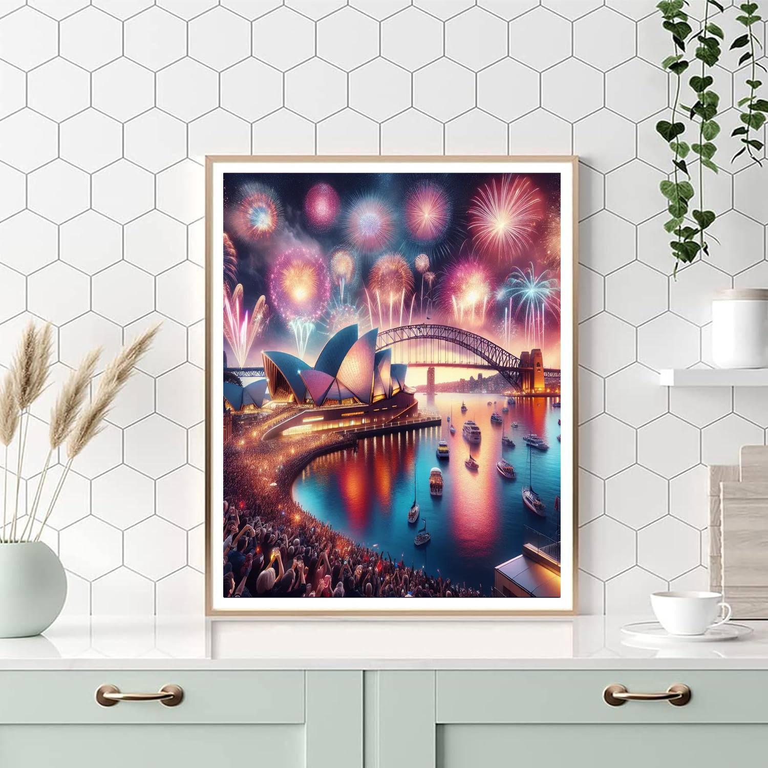 The Sydney New Year's Eve Paint By Number