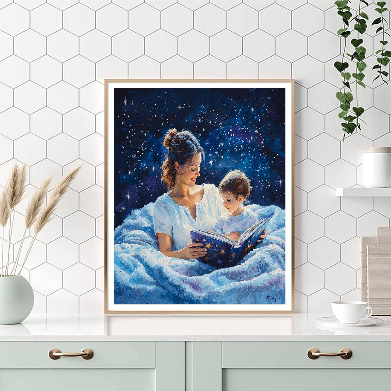 Starlit Storytime Number Painting