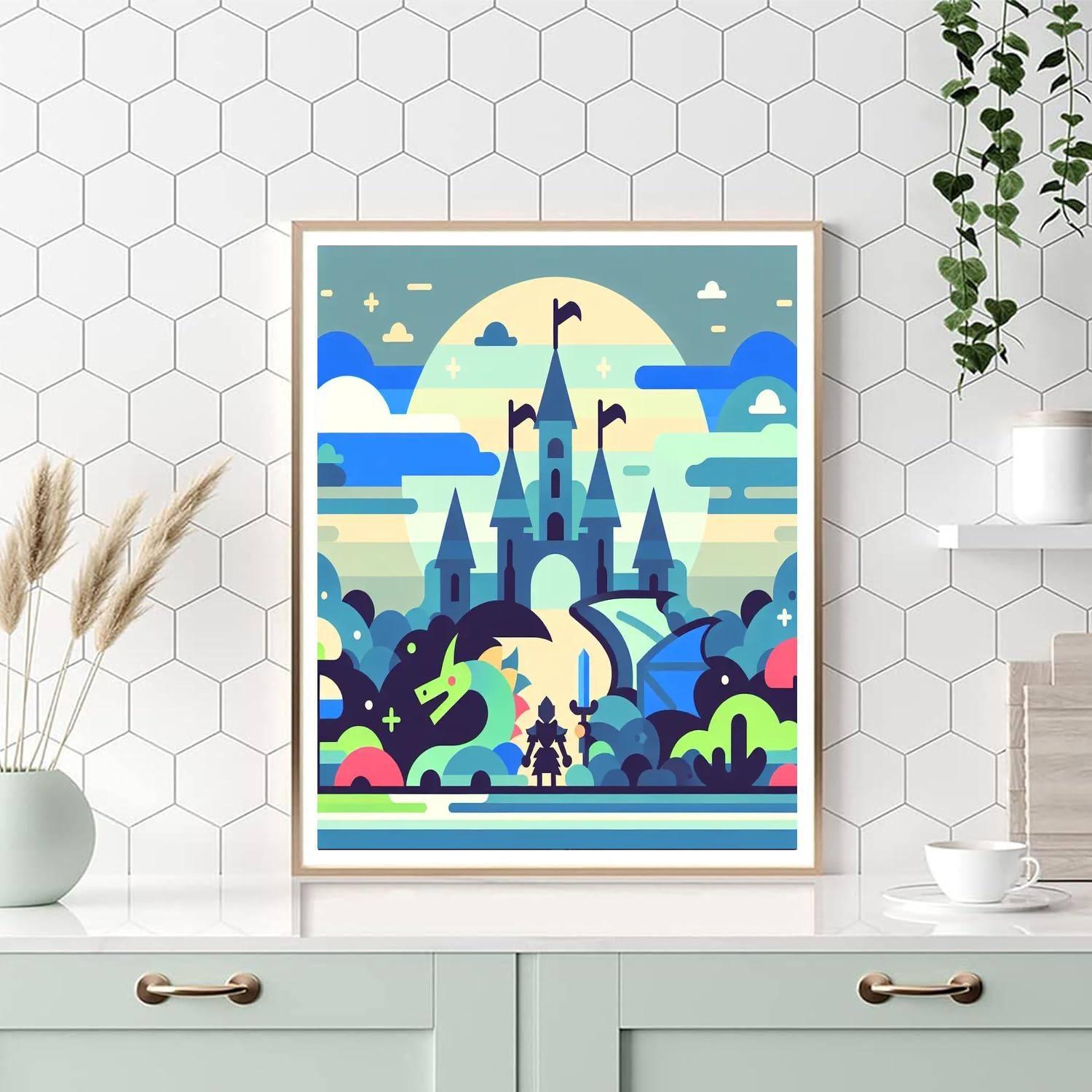 Mystic Dragon Quest Paint By Number