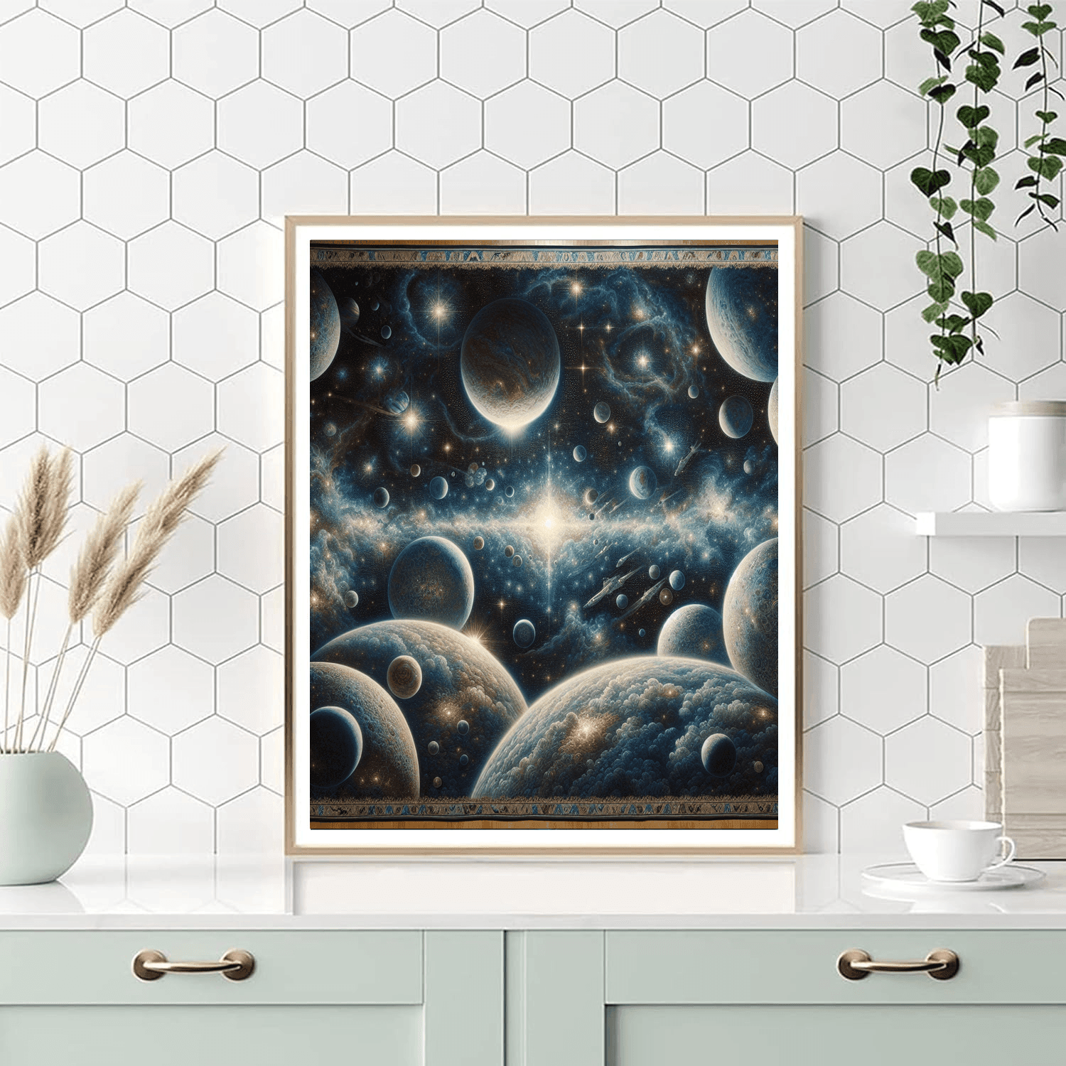 Celestial Harmony Tapestry Number Painting