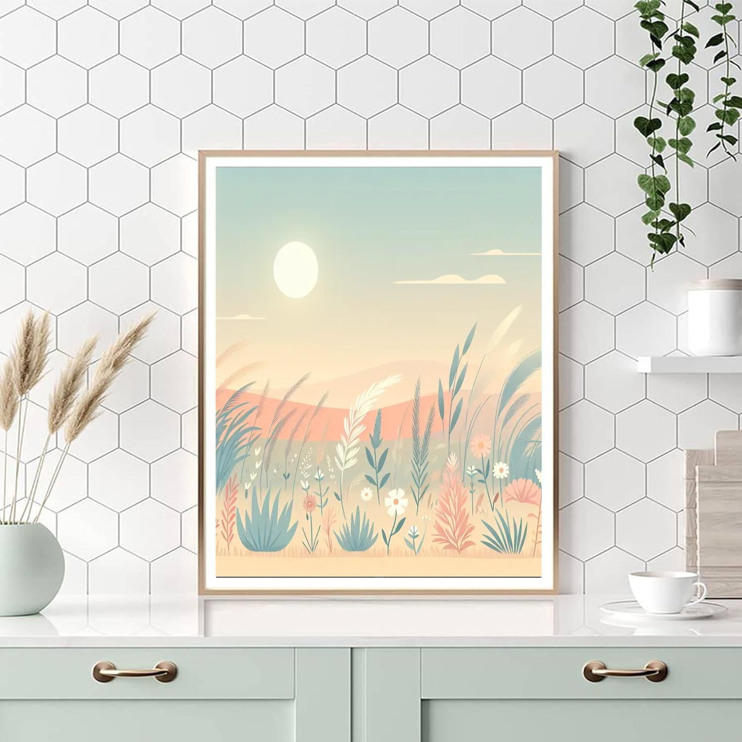 Peaceful Prairie Numbered Painting Kits