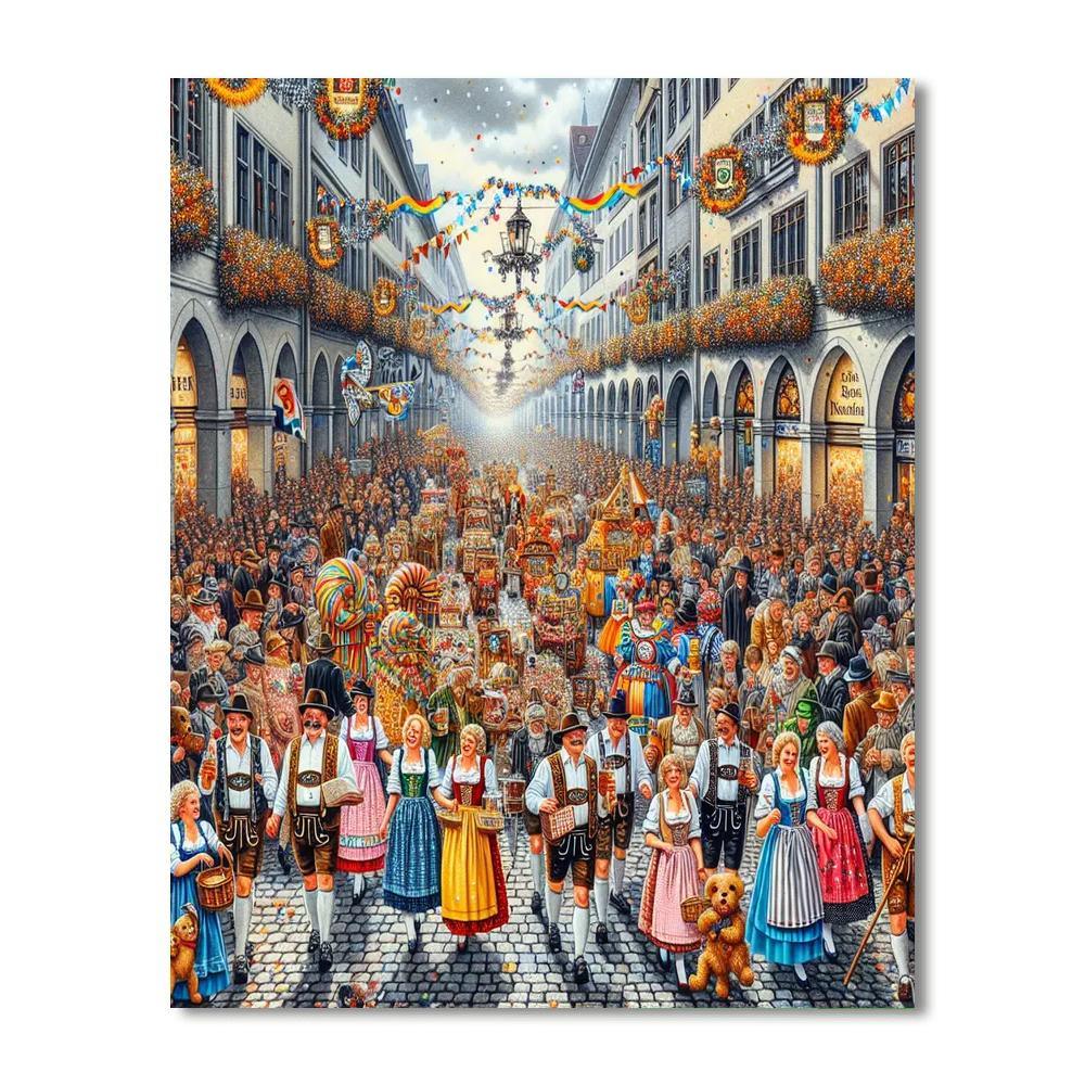 Fasching - Munich, Germany Paint By Number