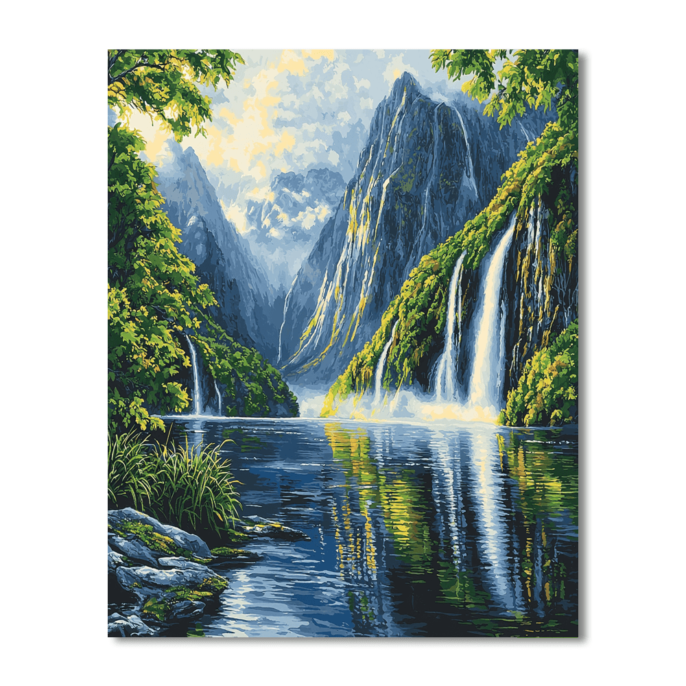 Milford Sound - Fiordland Paint By Numbers Kits