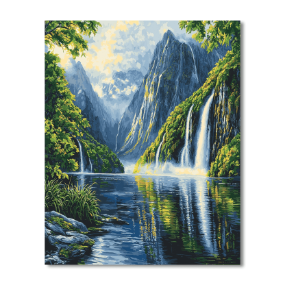 Milford Sound - Fiordland Paint By Numbers Kits