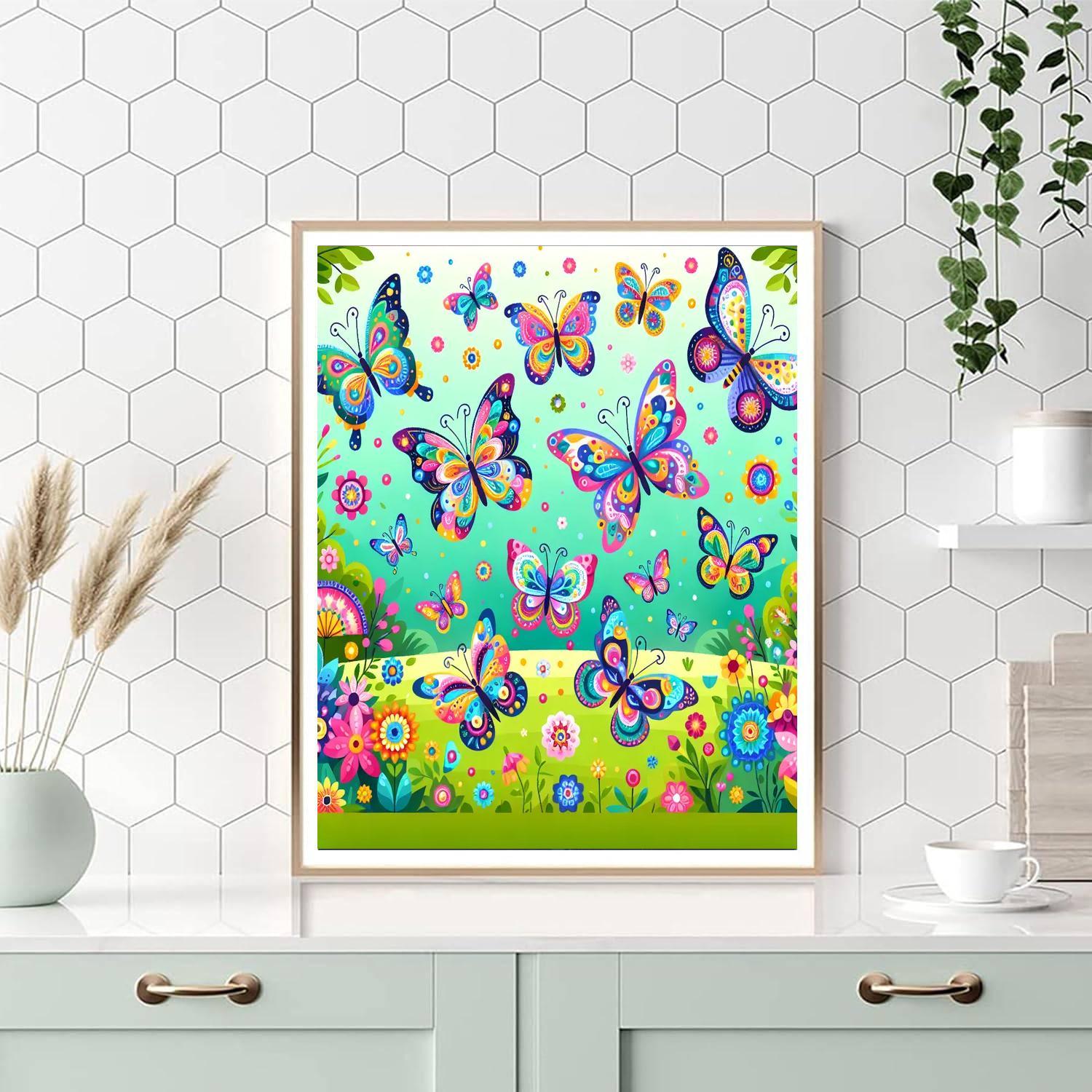 Kaleidoscope Butterfly Bliss Paint By Number