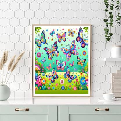 Kaleidoscope Butterfly Bliss Paint By Number
