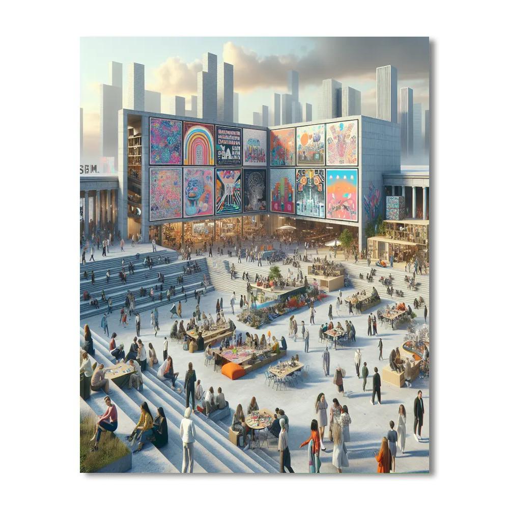 Kassel Documenta Paint By Numbers Art