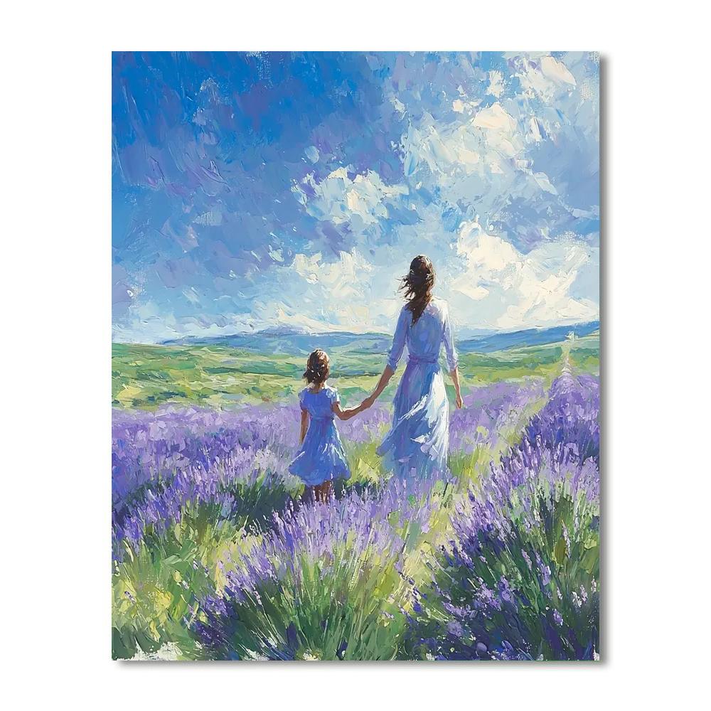 Fields Of Lavender Dreams Painting Number Kit