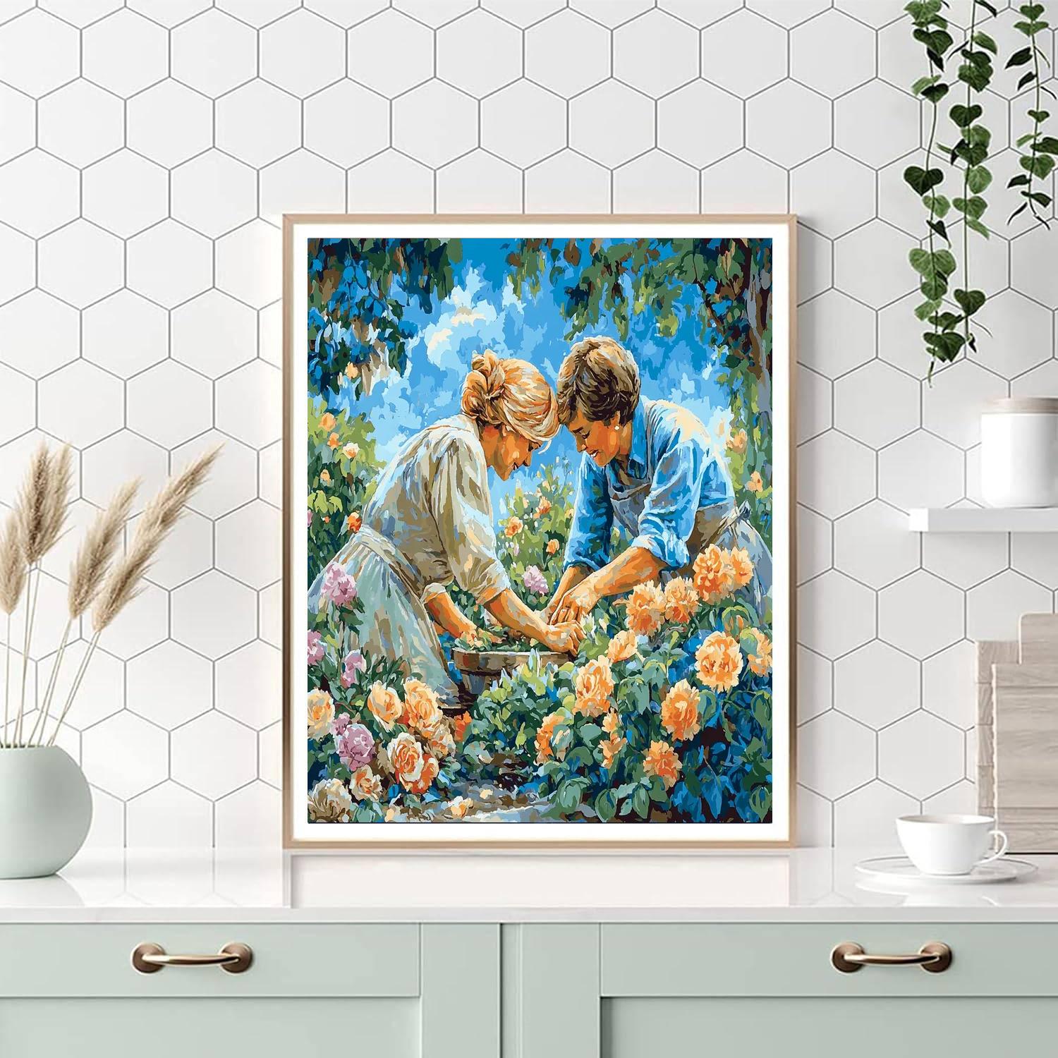 Mom's Garden Of Love Paint By Number