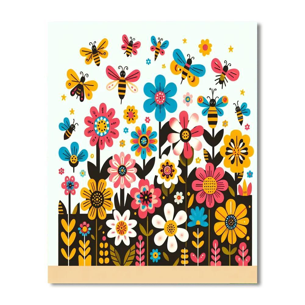 Blossoming Blossoms Paint By Numbers