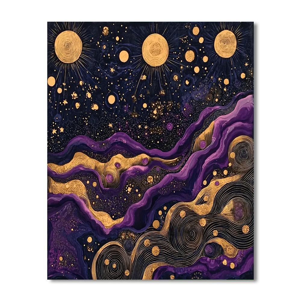 Frida Kahlo Inspired Celestial Patterns Of Resilience  Paint By Numbers Art