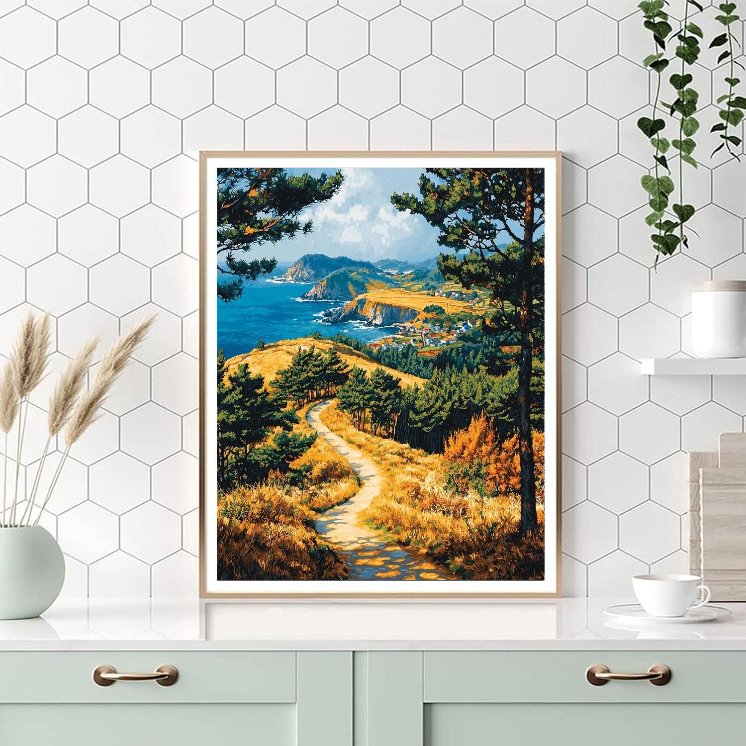 Jeju Olle Trail - Jeju Island Paint By Numbers