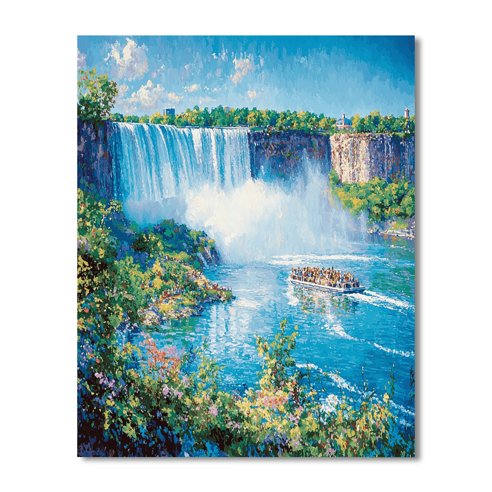 Niagara Falls DIY Paint By Numbers