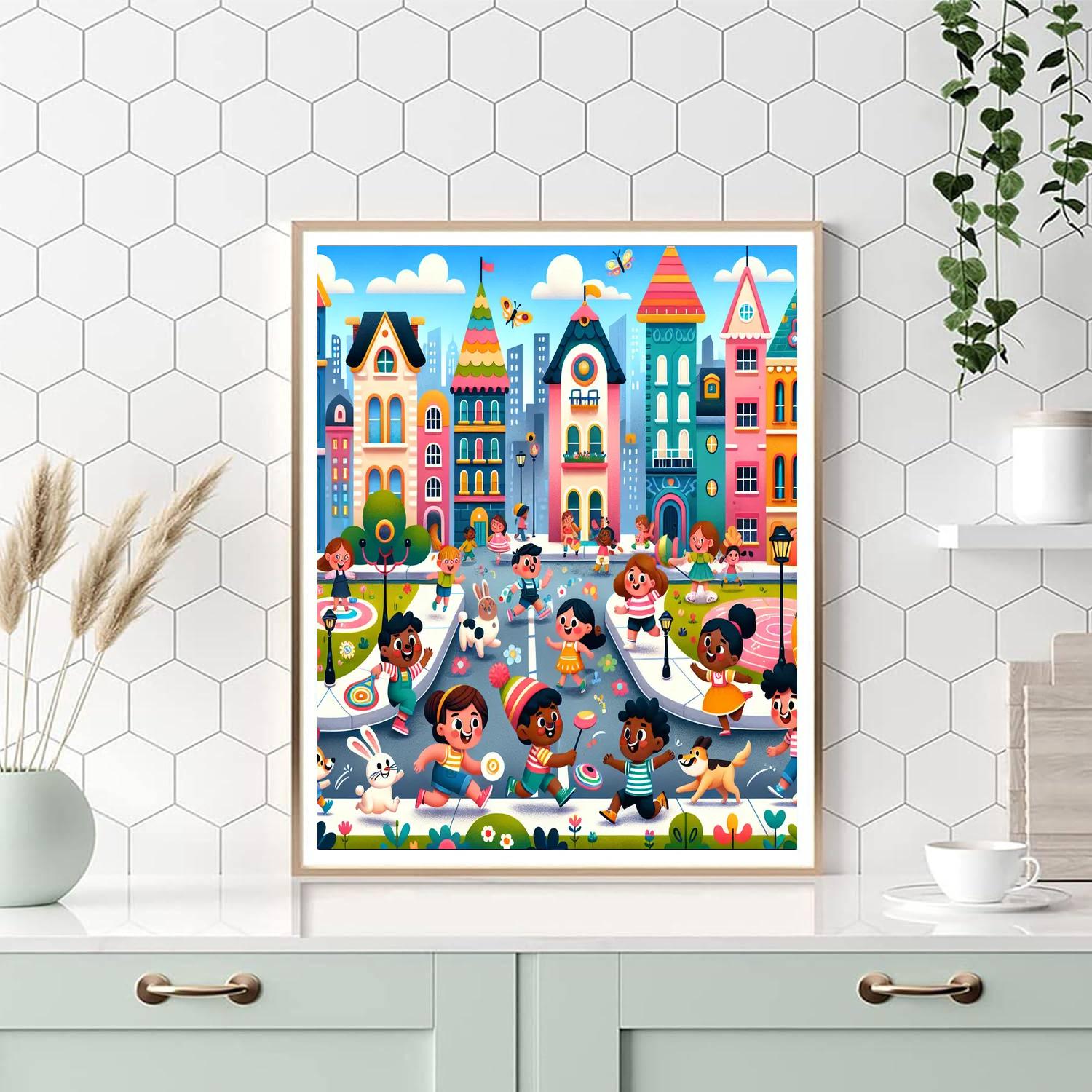 Fantastic City Of Dreams Paint By Numbers